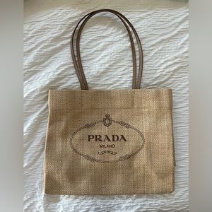 Authentic PRADA Beach Tote Bag / Shopper